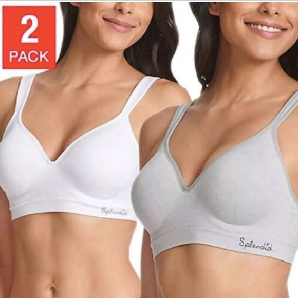 NWT Splendid Ladies' 2 Pack Seamless Wireless Bra - Picture 4 of 8